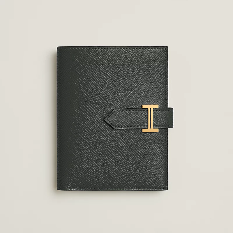 Hermes Bearn Compact Monochrome Wallet - Image 9