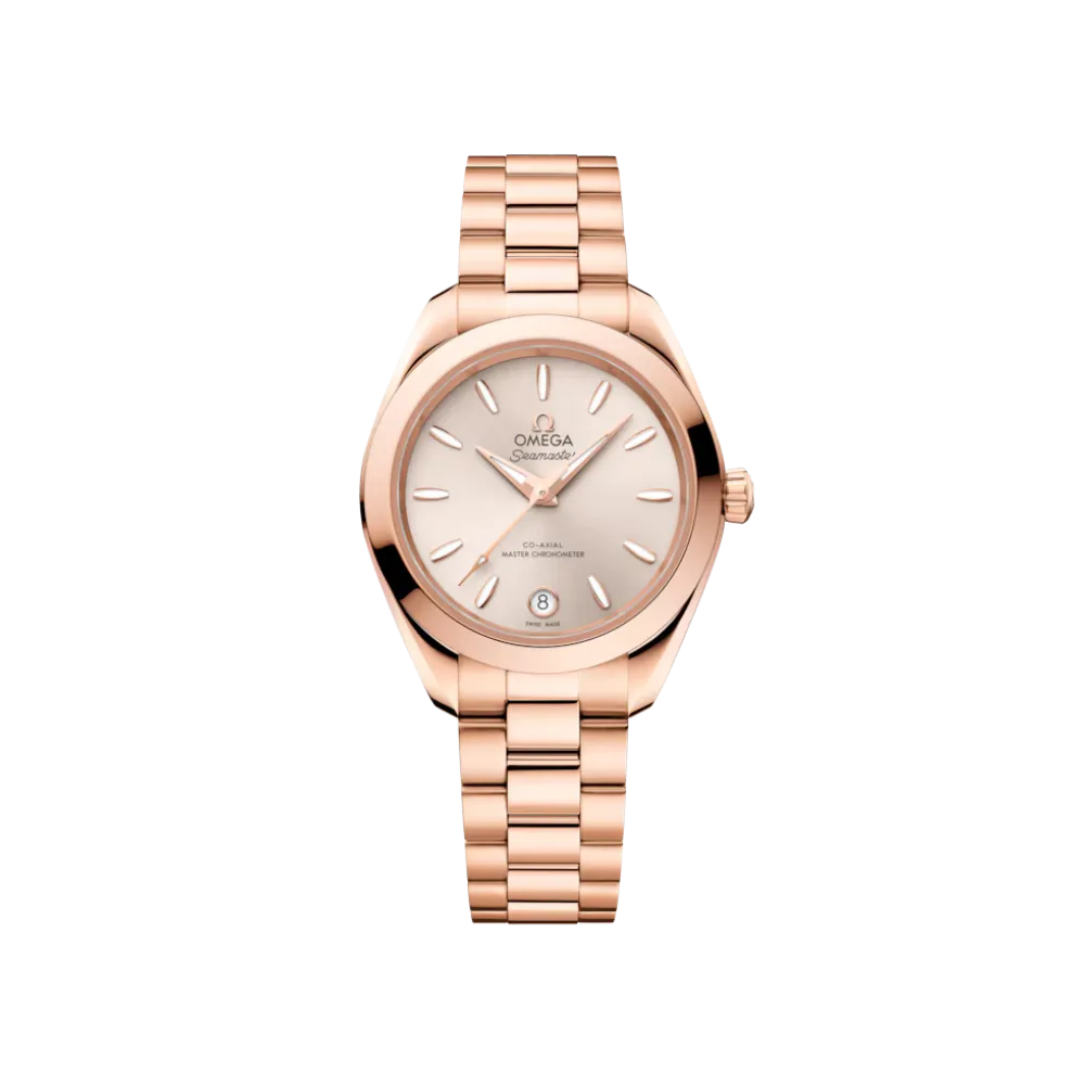 Seamaster Aqua Terra 150M 30 mm, Sedna gold on Sedna gold Ref. 220.50.30.20.09.001