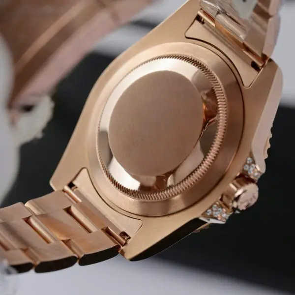 Rolex GMT-Master II 126755SARU 'SARU' Rose Gold Black Dial Diamond Bezel - Image 8